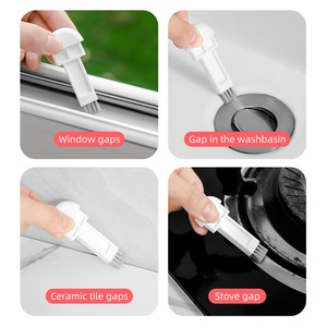 Removable Glass Door <b>Window</b> Groove <b>Cleaning</b> <b>Brushes</b> Multi-Purpose Easy <b>Cleaning</b> Dead Corner Crevice <b>Cleaning</b> <b>Brushes</b> - Product Image 6