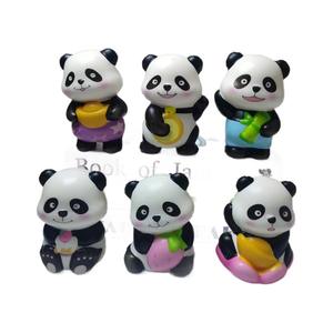 QF Mini Panda PU Matériau Jouet Rembourré-Design Super Mignon pour le Soulagement du Stress Jeu Sensoriel Charmantes Décorations de Table - Product Image 1