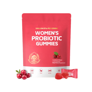 Caramelos blandos probióticos para mujeres OEM, apoyo para la salud vaginal, caramelos vegetarianos puros con arándano y vitamina C, aptos para adultos. - Product Image 1