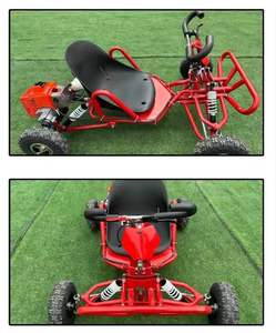 Go Karts a Pedales de Dos Tiempos con Transmisión por Cadena, Buggy Todoterreno de Gasolina para Adultos, con Frenos de Disco y Capacidad de Carga de 150 kg - Product Image 4