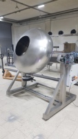 SUISER MAKINE Handmatige Roterende Trommel Coating Mixer van RVS voor Gecoate Noten Dragee