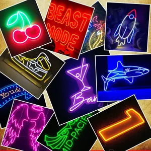 Özel ışıklı Logo Led akrilik Neon tabela çin akrilik Neon tabela harfleri abd hızlı gemi
