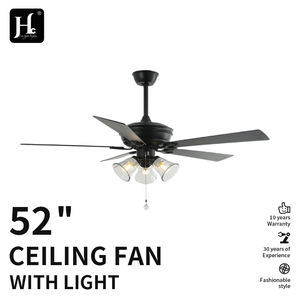 Diseñador de decoración de hogares de estilo europeo, ventilador de techo moderno de 110V 220V con luces - Product Image 2