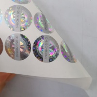 Cheap Promotion Custom Printing 3D Hologram Anti-Counterfeit PET Material Adhesive Sticker with Custom Shape