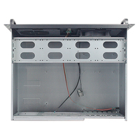 Châssis de serveur IPC en rack 4U personnalisé, boîtier d'ordinateur industriel en acier avec porte en stock