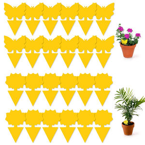 Fabrika Çıkışı Sağlam Çevre Dostu Tek Kullanımlık Sarı Yapışkan Böcek Yakalayıcı Tuzaklar Meyve Sineği İç/Dış Mekan Kullanımı İçin - Product Image 1