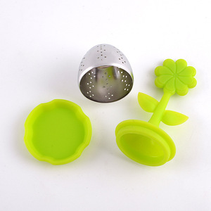 Infuseur de thé en Silicone, tournesol, qualité alimentaire, fil en acier inoxydable, <span class=keywords><strong>filtre</strong></span> à thé - Product Image 5