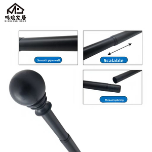 Tringles à rideaux uniques en métal <span class=keywords><strong>doré</strong></span> robustes/pratiques, tringles à fenêtres <span class=keywords><strong>de</strong></span> haute qualité pour la décoration <span class=keywords><strong>de</strong></span> la pièce - Product Image 1