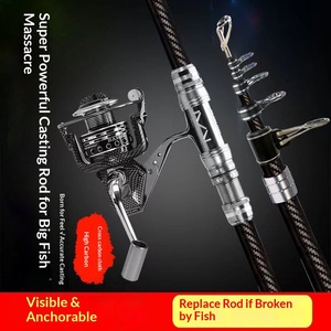 Cần câu biển thép <span class=keywords><strong>carbon</strong></span> siêu nhẹ, siêu bền, câu xa, 3.6m/4.5m, chuyên câu cá lớn, chịu lực 100kg - Product Image 2