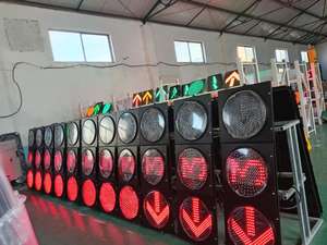 Système de contrôle des feux de circulation à <span class=keywords><strong>LED</strong></span> 300mm Vert Rouge Jaune Feux de sécurité routière - Product Image 3