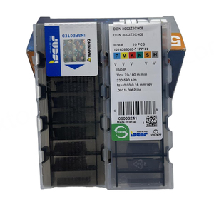 Plaquettes de fraisage en carbure ISCAR DGN 3002Z IC908 avec revêtement PVD/CVD, dureté HRC45-65 pour tournage externe, outils CNC - Product Image 2