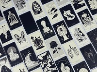 Jeu de cartes Oracle de divination haut de gamme à bords dorés, pour la lecture des signes et la guidance spirituelle, cartes de tarot personnalisées en papier doré, portable pour la famille