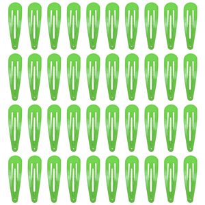 Lot de 40 barrettes noires de 2 pouces pour femmes, pinces à <span class=keywords><strong>cheveux</strong></span> en métal, accessoires - Product Image 4