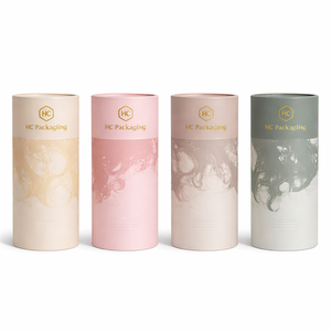 Custom Printed Paper Tube Packaging for Coffee Powder Food Grade Round Cardboard Cylinder <b>Box</b> Hot Stamping OEM Factory - Product Image 1