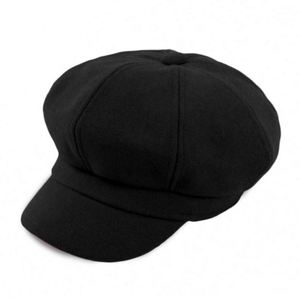 หมวกเบเร่ต์ขนสัตว์แฟชั่นสไตล์ใหม่สำหรับผู้หญิง หมวกปีกกว้าง ถักไหมพรม คลาสสิก สำหรับฤดูใบไม้ร่วงและฤดูหนาว อุ่นสบาย เหมาะสำหรับการเดินทางกลางแจ้งและใช้ในชีวิตประจำวัน - Product Image 1