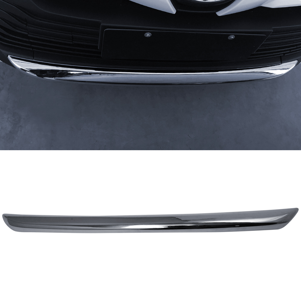 Rejilla De Parachoques Delantero + Molduras Cromadas Para Toyota Yaris/Scion IA 2016-2018 - 3 Piezas, Autoelements