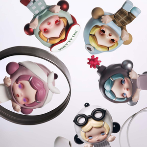 ของแท้ POP MARTT SKULLPANDA Off Mode ชุดเต็ม 9 ชิ้น กล่องสุ่ม ฟิกเกอร์จิ๋วน่ารัก สติ๊กเกอร์นาโน ของตกแต่งโต๊ะทำงาน ของสะสม ของขวัญ - Product Image 6