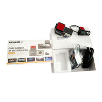 Kamera Dashcam Pabrik 4k Depan dan Belakang Wifi Pemantauan Parkir 24 Jam ADAS Dashcam untuk Mobil GPS Car Dvr Camara De Salpicadero