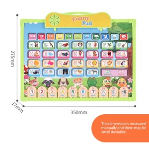 Tableau mural interactif intelligent double face pour l'apprentissage précoce des tout-petits, avec <span class=keywords><strong>alphabet</strong></span> <span class=keywords><strong>anglais</strong></span> parlant et <span class=keywords><strong>audio</strong></span>, pour enfants - Product Image 6