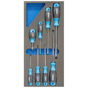 Destornillador FERVI Serie Di Giraviti a Taglio en Morbido Termoforato Torx con Mango de Acero Inoxidable, Cómodo de Usar - Product Image 1