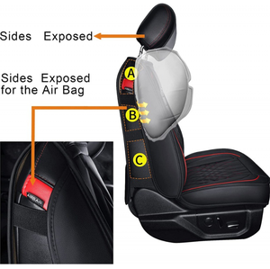 Vendita Diretta dalla Fabbrica Set Completo di Coprisedili Auto Neri Impermeabili a Vestibilità Universale per Honda Toyota Ford BMW AUDI - Product Image 6