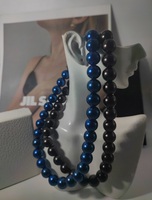 Collier en perles de résine 2 pièces, colliers tendance, Billie Eilish, vente en gros de bijoux tendance