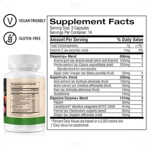 Limpiador de Colon OEM a Base de Hierbas, Limpieza Intestinal de 7 Días, Probióticos, Cápsulas Correctas - Product Image 3