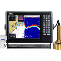 Plotter de Navegación GPS Marino Xinuo XF1069GF con Función de Exploración de Profundidad para Pesca, 600W, 10.4 Pulgadas