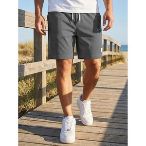 Pantalones Cortos de Pana para Hombre FOXA, Cintura Elástica con Cordón, Ligeros, para Playa, Verano, Transpirables, con Bolsillos de Algodón - Product Image 3