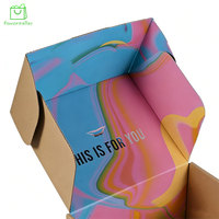 Boîtes d'expédition rigides personnalisées, colorées, écologiques, en matériaux recyclés, avec doublure en mousse, fermeture magnétique, poignée pour cadeaux et artisanat