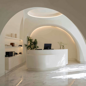 Mostrador de Recepción Extensible de Plástico PETG Moderno de Alta Calidad para Uso Comercial en Hoteles, Oficinas, Centros Comerciales, Salones y Spas - Marca ST Modelo 01 - Product Image 3