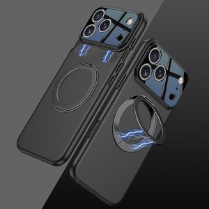 เคสสีส้มสำหรับ iPhone 17 PRO MAX พร้อมขาตั้งหมุนได้เคส PC iPhone 17 Pro เคสโทรศัพท์ชาร์จแบบแม่เหล็กไร้สาย - Product Image 6
