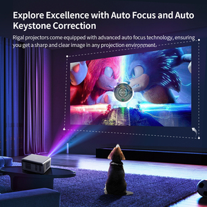 Projecteur vidéo OEM S8 pour enfants, projecteur vidéo moderne, projecteur de films 4K pour églises, projecteur pour influenceurs - Product Image 2