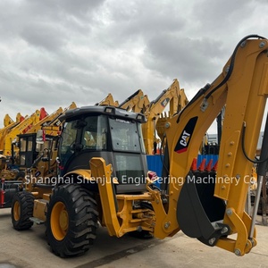 Chargeuse-pelleteuse d'occasion CAT420F, bonne qualité, prix abordable, chargeuse-pelleteuse sur roues Caterpillar 420F, équipement de terrassement - Product Image 3
