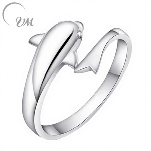 UM JEWELRY Women's Vintage Fashion <b>Cat</b> Ears Silver Plated Ring Invisible Setting for Engagement Wedding Party Anniversary <b>Gifts</b> - Product Image 1