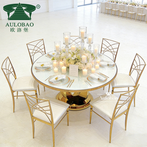 โต๊ะวางเค้กทรงกลมทำจากสแตนเลสสำหรับงานปาร์ตี้ - Product Image 2