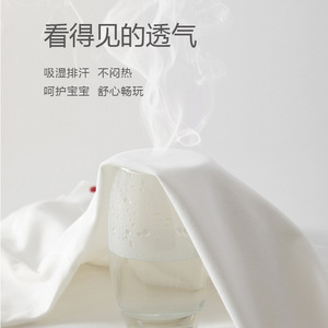 Combinaison pour bébé en coton pur à manches longues unisexe avec broderie pomme, à porter au printemps et en automne - Product Image 4