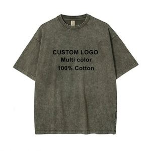 Design Manufacturer Factory Custom LOGO Unisex T-Shirts Multi-Color 100% Cotton Oversized Mens T-Shirts - Product Image 1