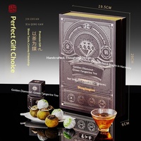 Thé Pu'er Fermenté Wangjiangnan Xinhui Xiaoqinggan en Boules, Coffret Cadeau de 21 Pièces, Vente en Gros, Livraison pour le Festival de la Mi-Automne, Idéal pour les Entreprises
