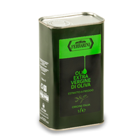 Huile d'olive extra vierge de qualité supérieure 1L Fabriquée en Italie Conditionnée en boîtes métalliques pour la cuisine