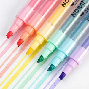Customized Gift 12C dual tips slanted highlighter painting pen marking Pen