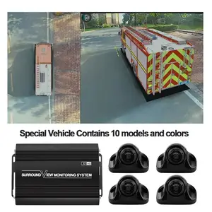 Fit For Fire Truck Special Vehicle 3d 1080p Super Night Vison Bird View System