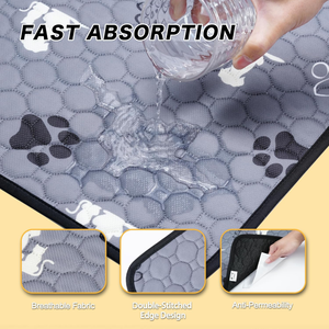 Venta al por mayor de almohadillas para orinar de mascotas lavables, antideslizantes, ecológicas, reutilizables, impermeables, transpirables, almohadillas de entrenamiento para cachorros y perros - Product Image 4