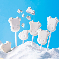 OEM Beren-vormige Melk Lollipop Hoge Calcium Melkstokjes Snoep Kinderen Gezonde Snack Persmelk Snoep Privélabel Beschikbaar