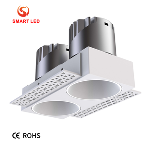 ไฟดาวน์ไลท์ LED แบบฝังฝ้าเพดานยิปซัม ยี่ห้อ SMART LED LMIITED มาตรฐาน CE ROHS ป้องกันแสงสะท้อน รูปทรงกลมและสี่เหลี่ยม - Product Image 4