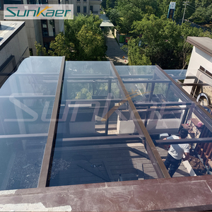 Sunkaer Profesional retráctil al aire libre sol gazebo sunroom patio recinto pantalla instalación <span class=keywords><strong>terraza</strong></span> cubierta habitación cerrada - Product Image 4