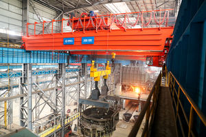Grue à portique à double poutre de type <span class=keywords><strong>YZ</strong></span> pour la métallurgie, capacité de 500 tonnes, à <span class=keywords><strong>vendre</strong></span> - Product Image 3
