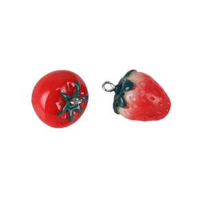 cao ชุดงานฝีมือทำเองแบบสามมิติรูปสตรอว์เบอร์รีสองชั้น ประกอบด้วยพวงกุญแจ ต่างหู สร้อยข้อมือ จี้ และเครื่องประดับรูปแกะ - Product Image 5