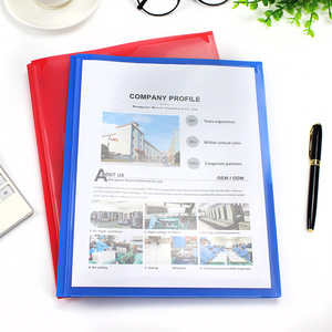 Carpeta de Archivo A4 de 2 Anillas de PP con Bolsillos Interiores, Organizador de Documentos de Plástico Colorido para Oficina, Escuela y Negocios - Product Image 2