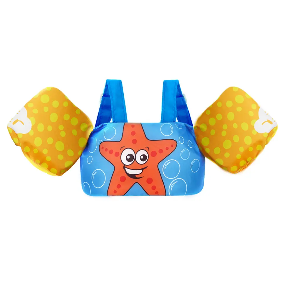 Toddler Kids Swim Vest With Shoulder Strap - Float Swimwear For Girls   Boys  Beach Pool Kids Swim Life Jacket Vest For Swimming